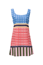 Dora Mini Dress in Joy Blue Print