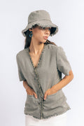 Yarra Tweed Hat In Houndstooth