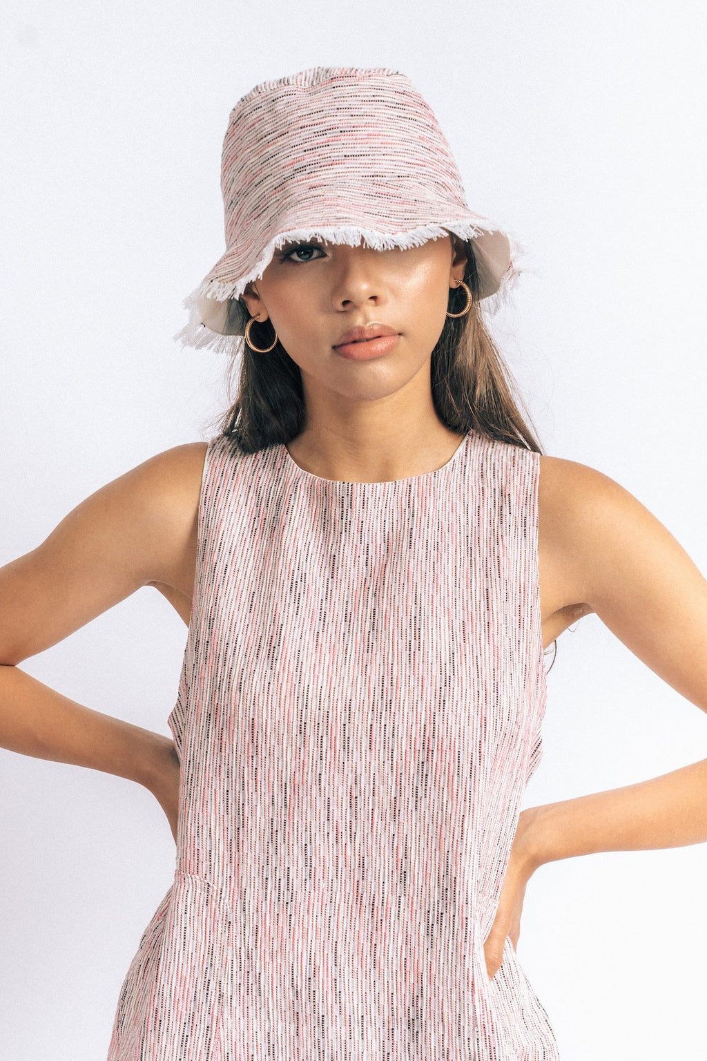 Yarra Tweed Hat In Honeysuckle