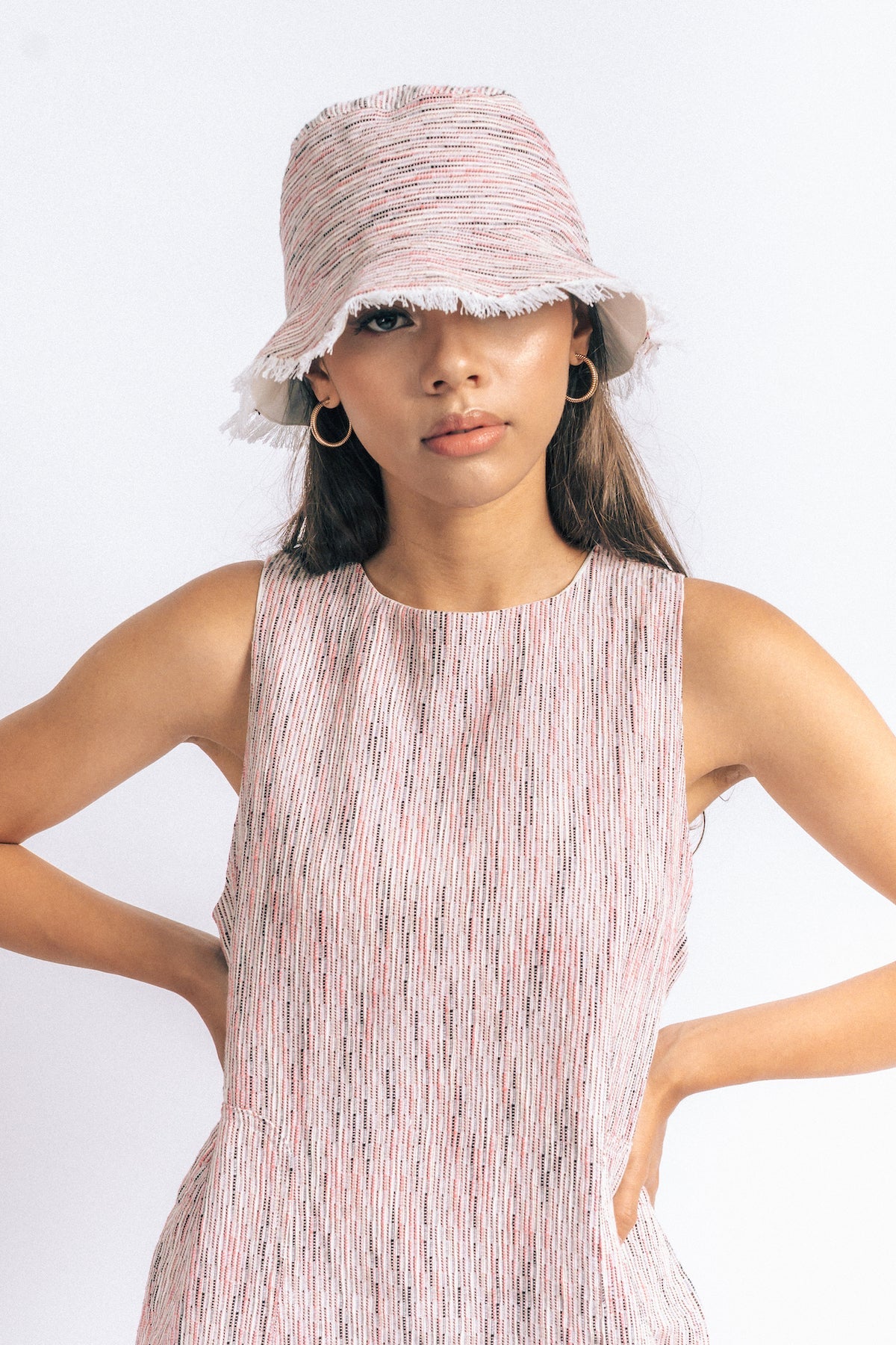 Yarra Tweed Hat In Honeysuckle