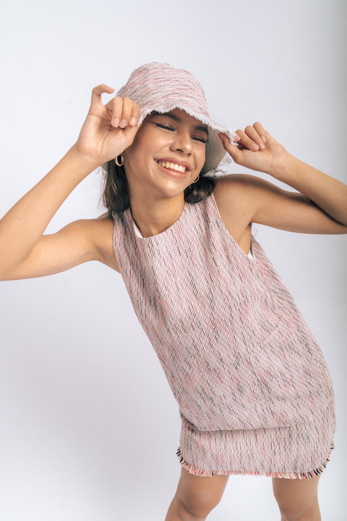 Yarra Tweed Hat In Honeysuckle