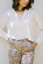 Sydney Long Sleeve Top In Daisy