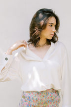 Sydney Long Sleeve Top In Daisy