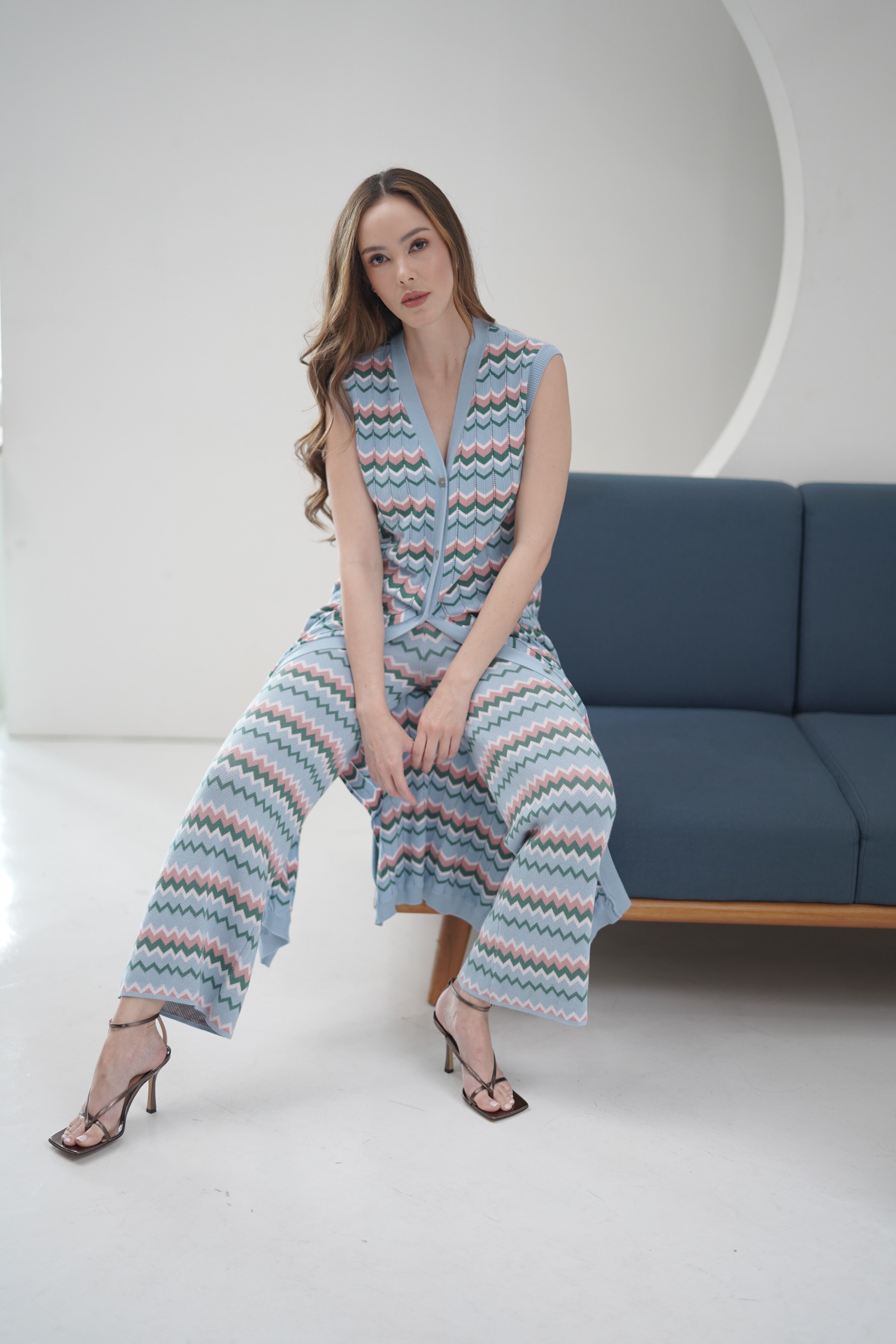 Leia Dress in Placid Blue