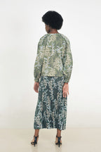 Maia Bohemian Top in Anthurium