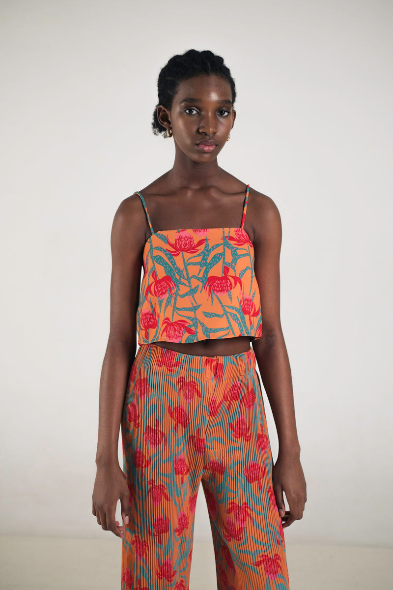 Ida Crop Top in Canna