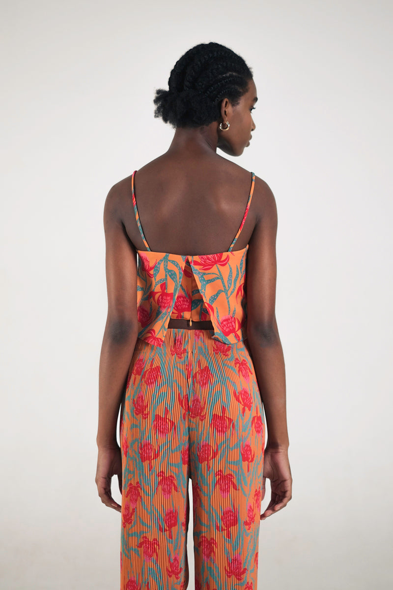 Ida Crop Top in Canna