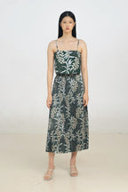 Ida Crop Top in Anthurium