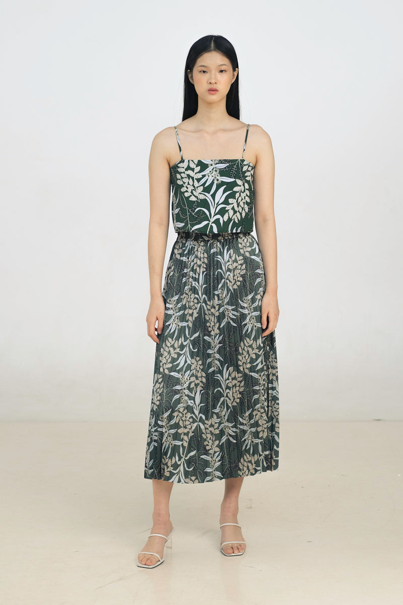 Ida Crop Top in Anthurium