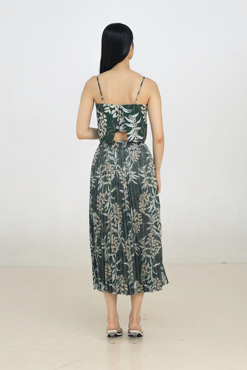 Ida Crop Top in Anthurium