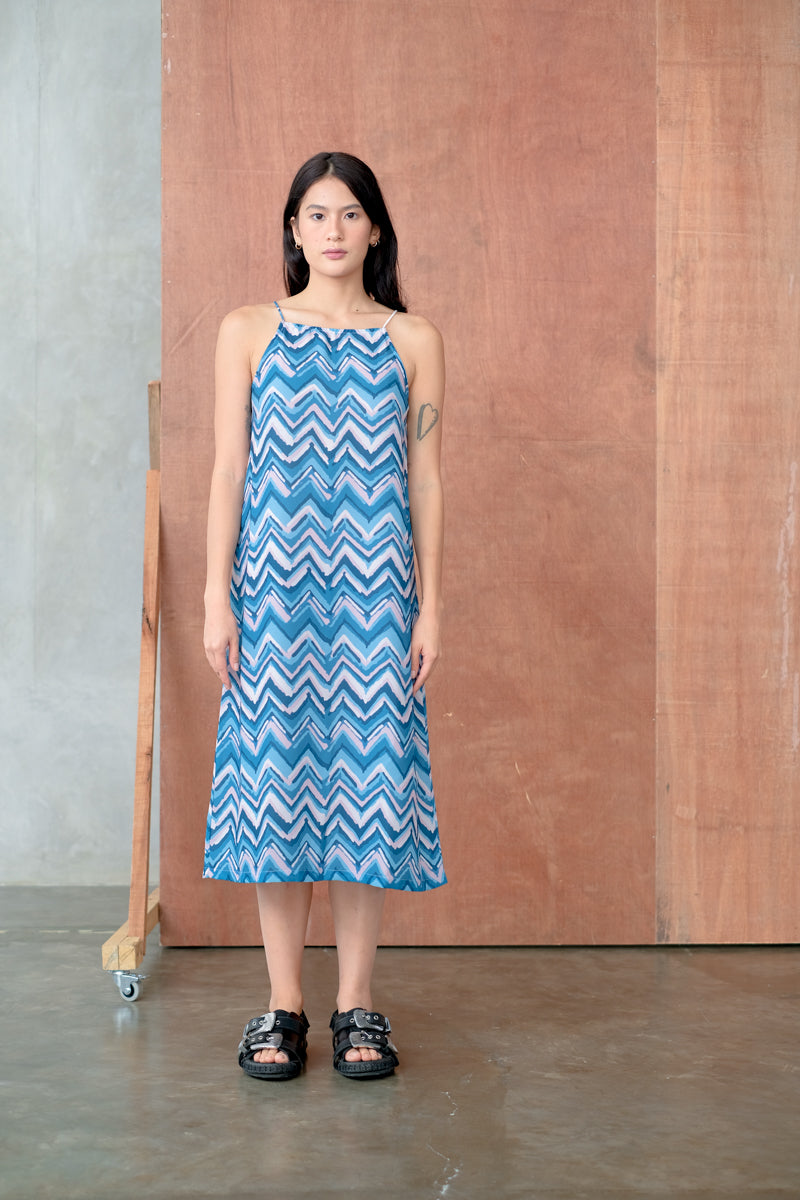 Klarinda Dress In Moon Small Prints
