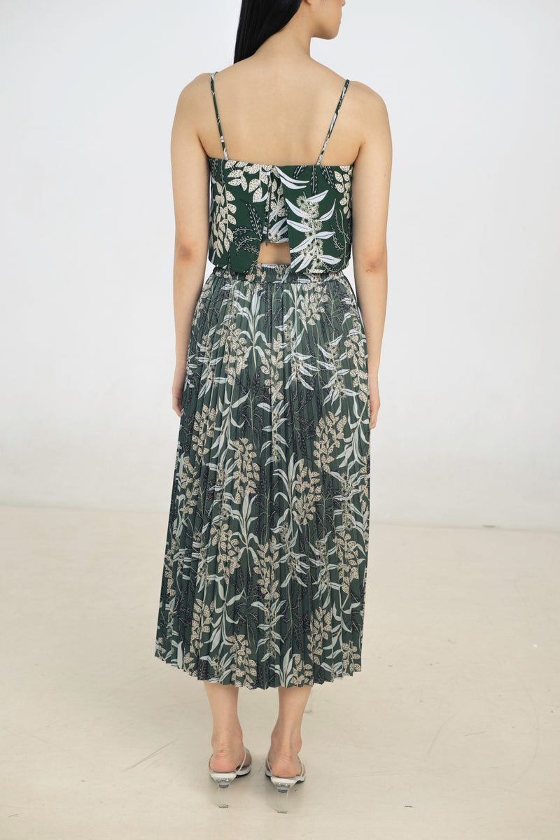 Ida Crop Top in Anthurium