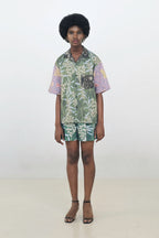 Kyle Boxy Top in Anthurium