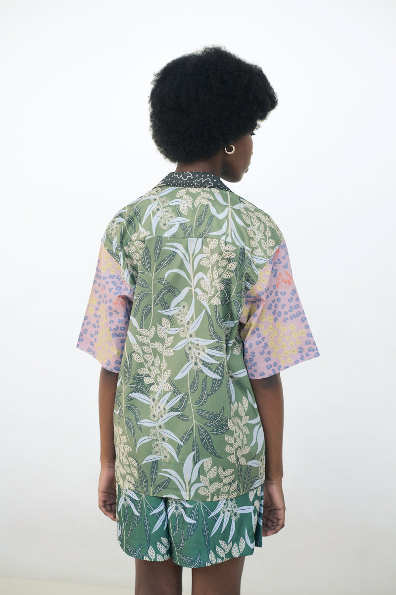 Kyle Boxy Top in Anthurium