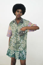 Kyle Boxy Top in Anthurium