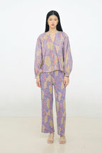 Maia Bohemian Top in Violet