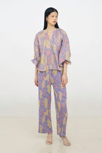 Maia Bohemian Top in Violet