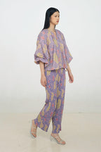 Maia Bohemian Top in Violet