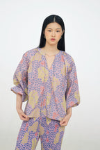 Maia Bohemian Top in Violet