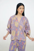 Maia Bohemian Top in Violet