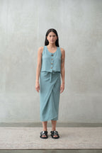 Riley Top in Teal