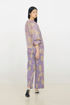Maia Bohemian Top in Violet