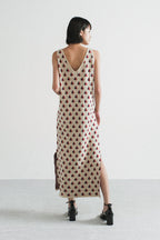 Amalie Knit Dress in Cream Clubs