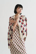 Amalie Knit Dress in Cream Clubs