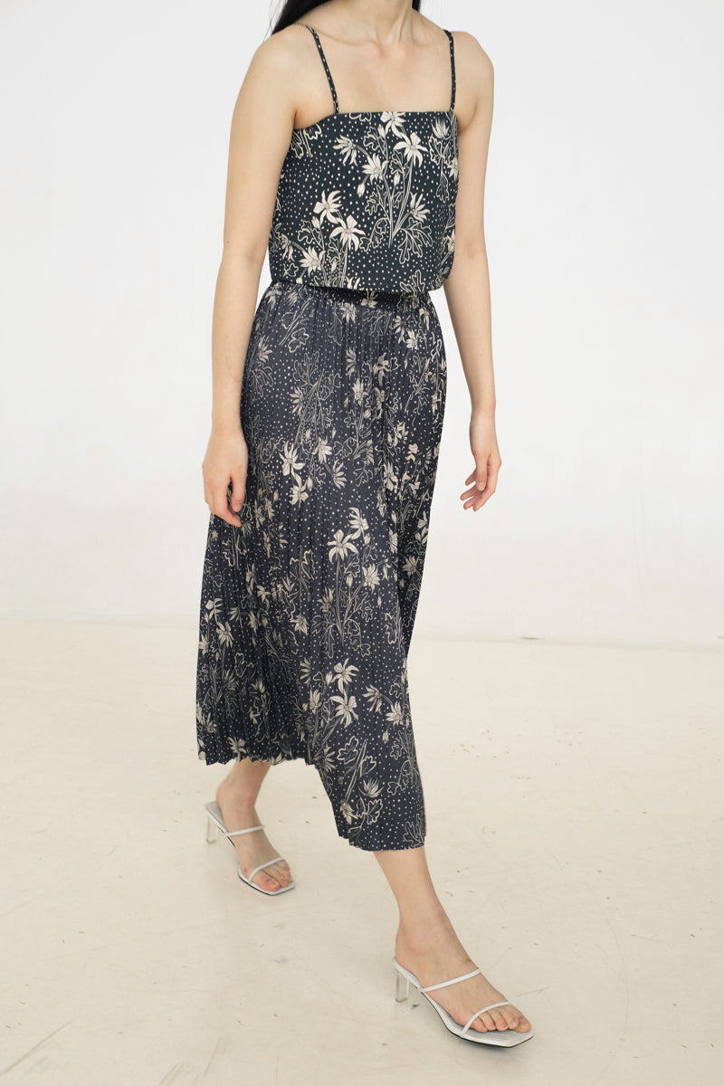 Alina Pleated Skirt in Petunia