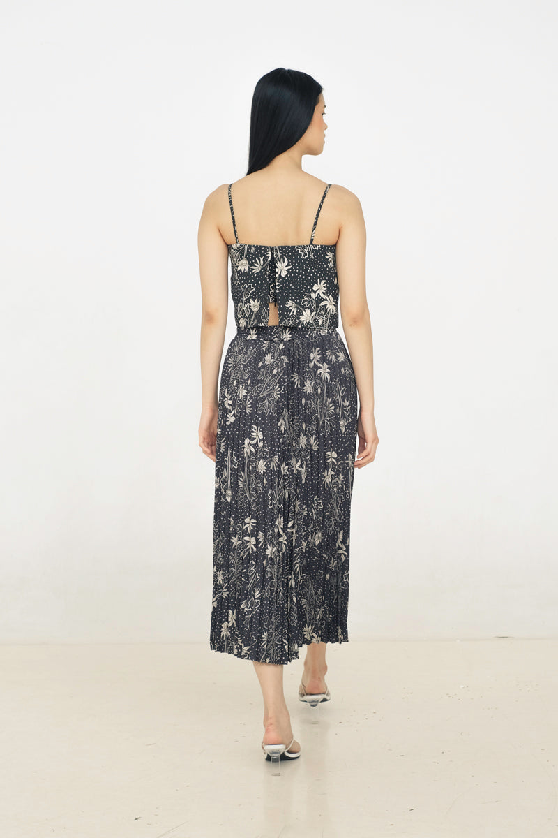 Alina Pleated Skirt in Petunia