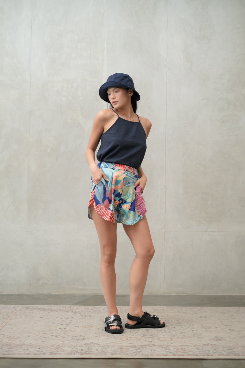 Elia Short in Persian Blue