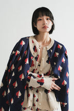 Amalie Knit Dress in Cream Clubs