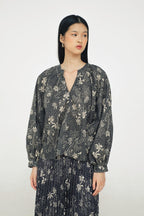 Maia Bohemian Top in Petunia