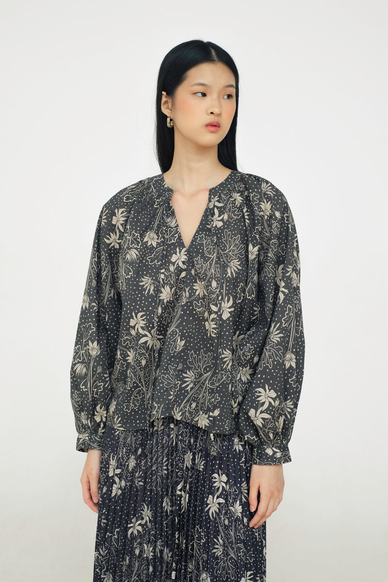 Maia Bohemian Top in Petunia