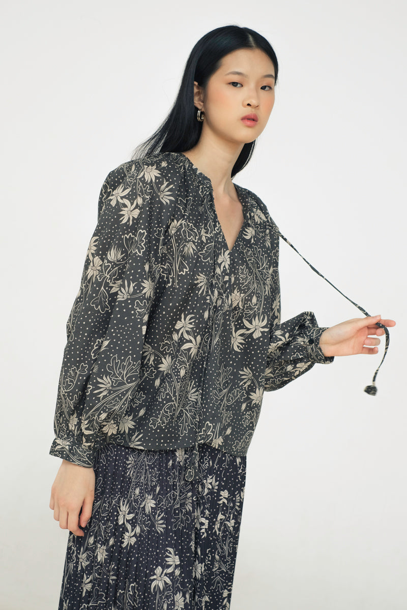 Maia Bohemian Top in Petunia