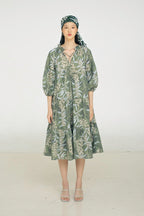 Paloma Bohemian Dress in Anthurium