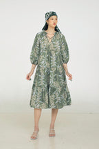 Paloma Bohemian Dress in Anthurium