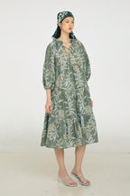 Paloma Bohemian Dress in Anthurium