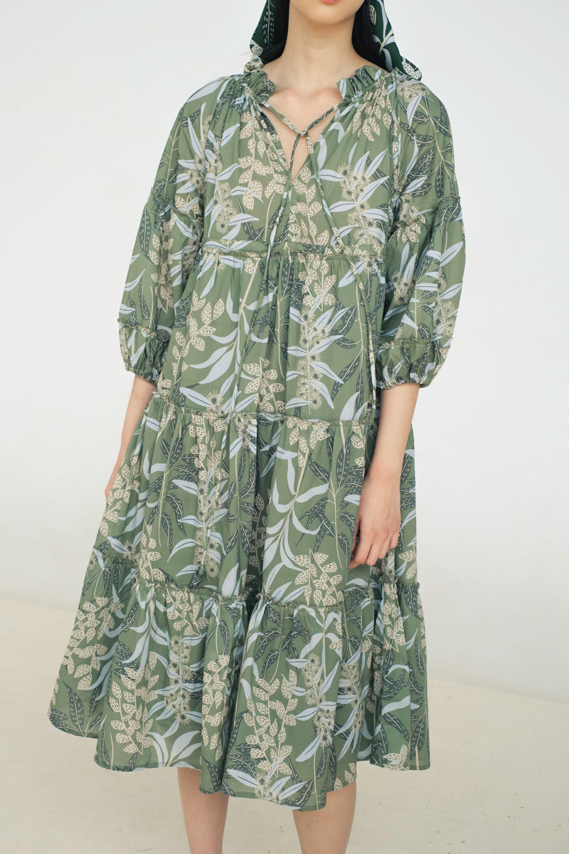 Paloma Bohemian Dress in Anthurium