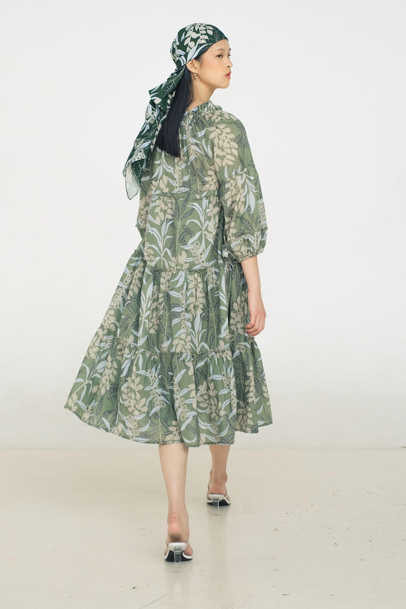 Paloma Bohemian Dress in Anthurium