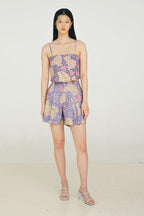 Ida Crop Top in Violet