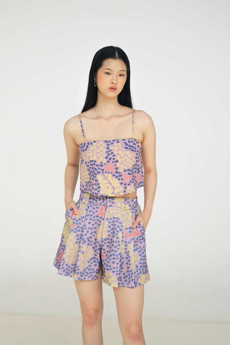 Ida Crop Top in Violet