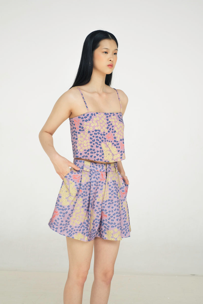 Ida Crop Top in Violet