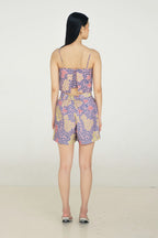 Ida Crop Top in Violet