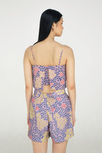 Ida Crop Top in Violet
