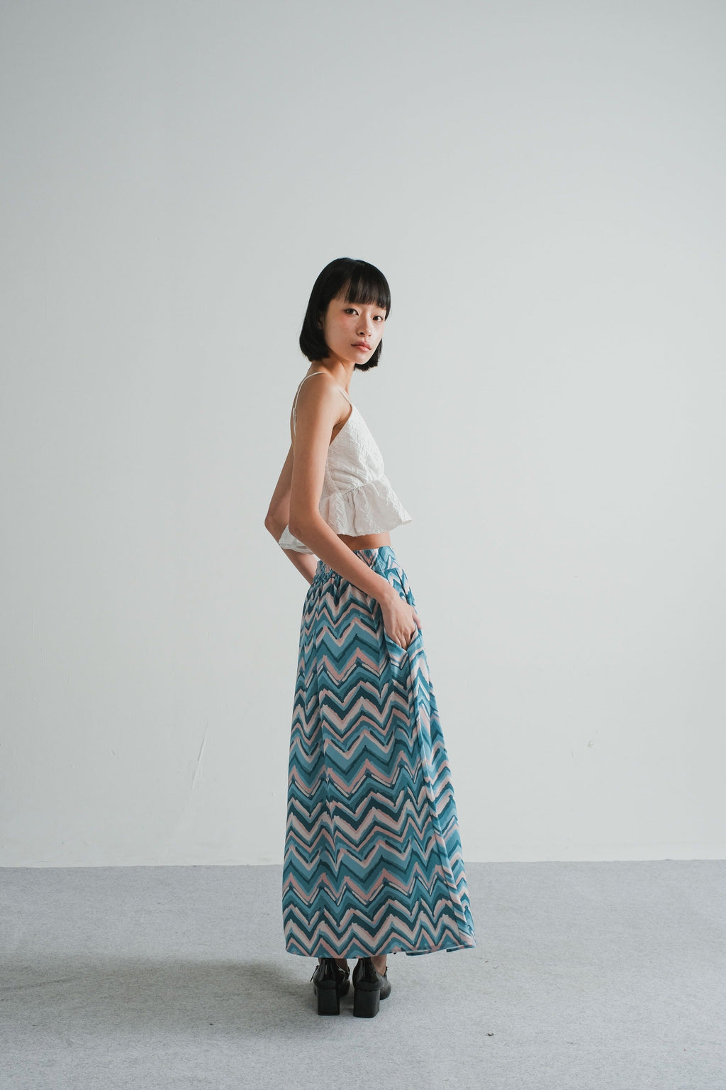 Bonito Midi Skirt in Moon