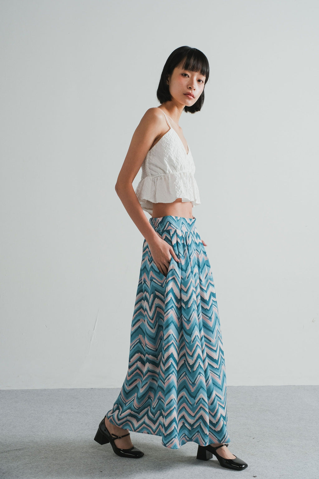 Bonito Midi Skirt in Moon