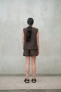 Bondi Highwaist Shorts in Bark
