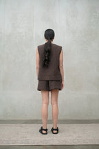 Bondi Highwaist Shorts in Bark