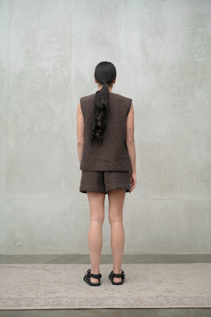 Bondi Highwaist Shorts in Bark